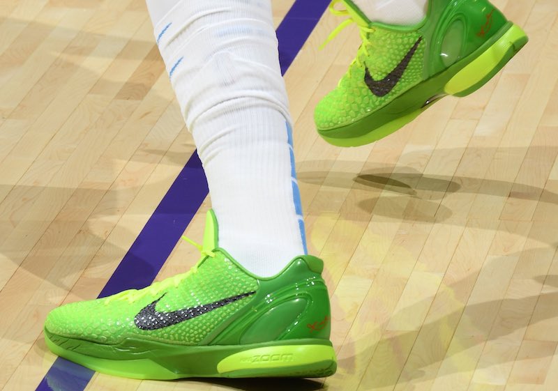 Eliminar Mecánicamente Garganta Lakers News: Anthony Davis Calls Nike Kobe 6 Grinch Best Christmas Shoe
