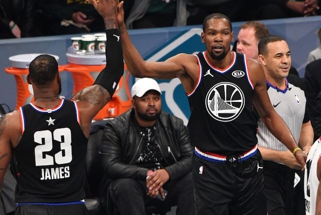 Kevin Durant, LeBron James, 2019 All-Star Game, Lakers