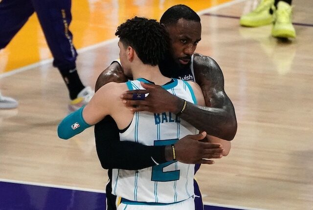 Photo: LeBron James' 37 Points Help Lakers Beat Hornets and LaMelo Ball -  LAP2021031812 