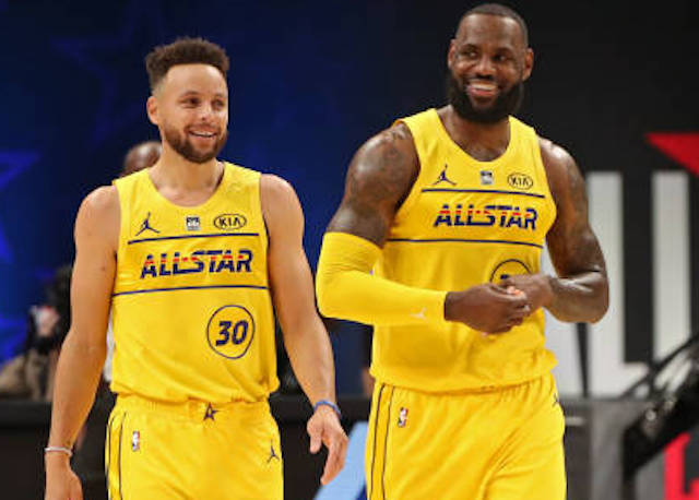LeBron James, Los Angeles Lakers, Stephen Curry, Golden State Warriors