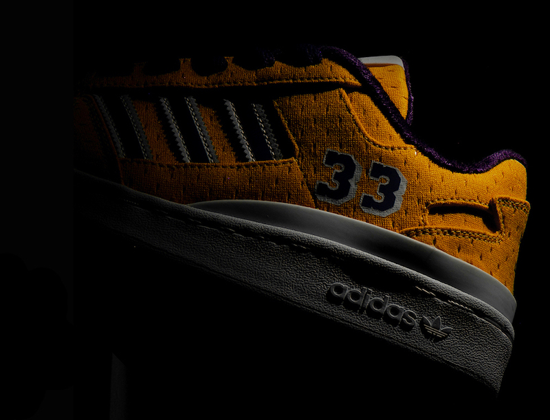 Kareem Abdul-Jabbar Los Angeles Lakers Sewn Adidas