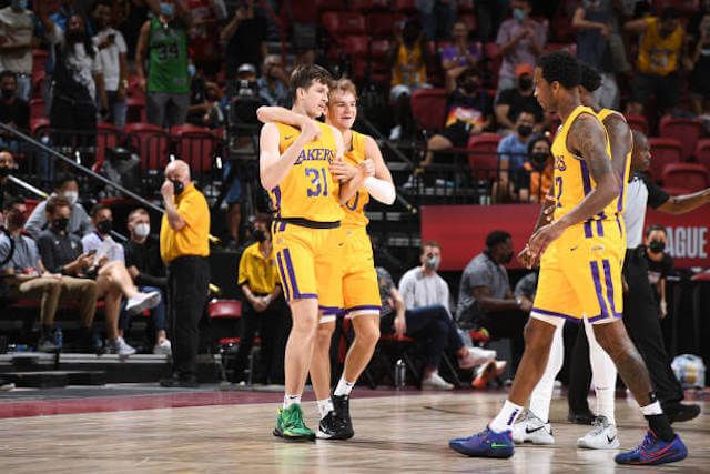 Austin Reaves, Mac McClung, Lakers