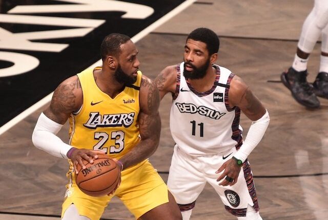 Kyrie Irving, LeBron James, Lakers, Nets