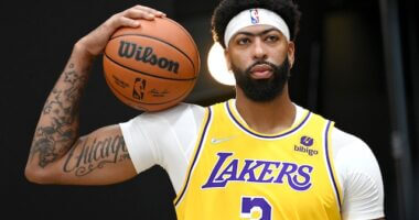 The Lakers' 2023-24 City Edition uniform appears to have leaked! It  incorpates the franchise's logo of the 60s with the modern purple and…