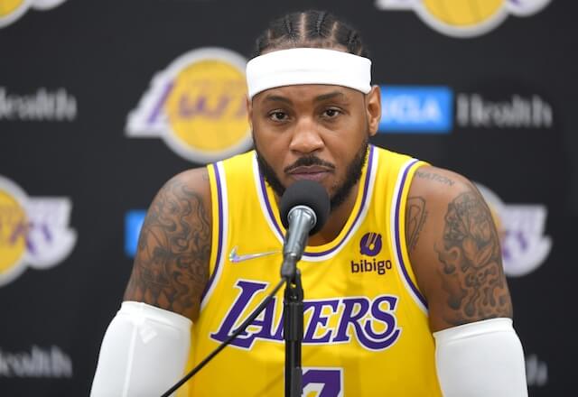 Carmelo Anthony explains what it truly means to be a Laker