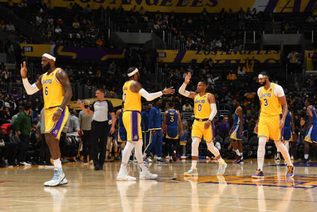 LeBron James Carmelo Anthony Russell Westbrook Anthony Davis Lakers