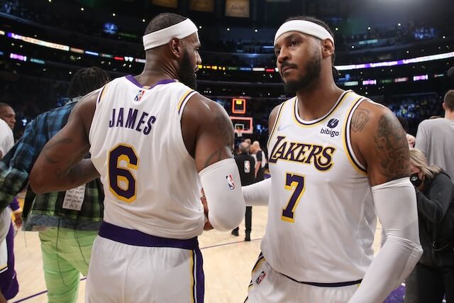 LeBron James, Carmelo Anthony, Lakers