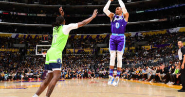 D'Angelo Russell's playmaking and other takeaways from Lakers' preseason  opener – Orange County Register