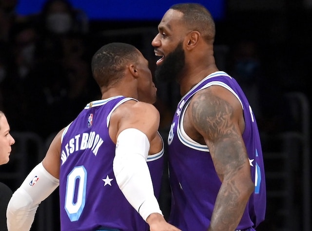Lebron James Russell Westbrook Still Learning Each Other Midway Through Lakers Season