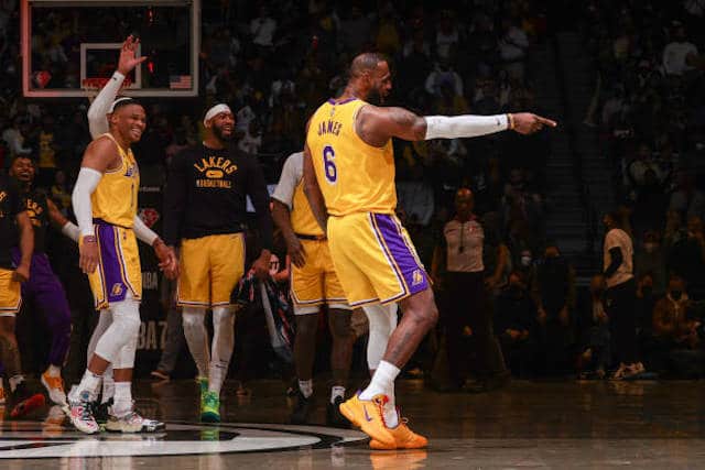 LeBron James Russell Westbrook Anthony Davis Lakers