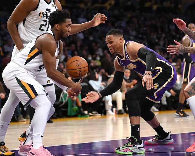 Donovan Mitchell Russell Westbrook Lakers Jazz