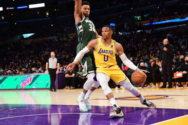 Russell Westbrook Giannis Antetokounmpo Lakers