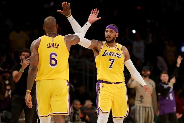 LeBron James, Carmelo Anthony, Lakers
