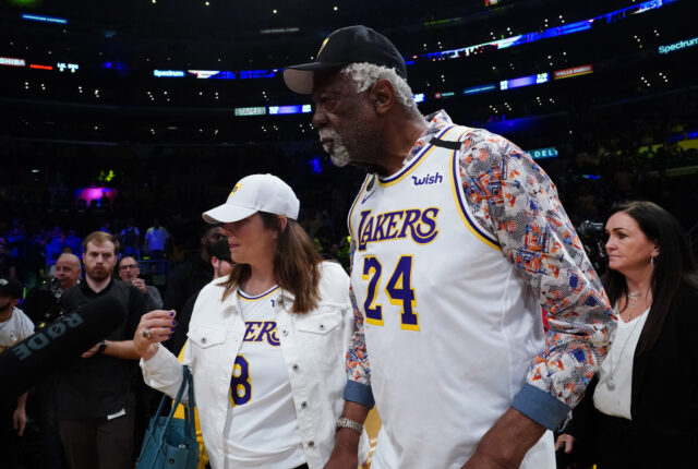 Bill Russell, Kobe Bryant, Lakers