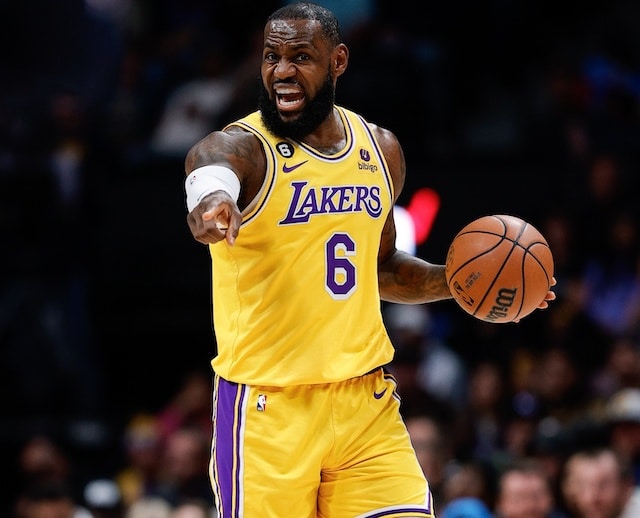LeBron James gave the best indication yet that the NBA's sleeved