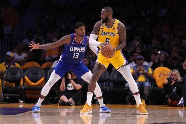 LeBron James Paul George Lakers Clippers