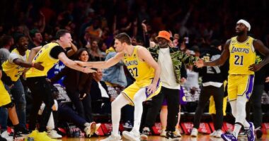 Austin Reaves - Los Angeles Lakers - Game-Worn Statement Edition Jersey -  2022-23 NBA Season