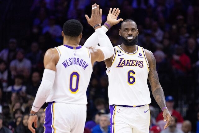 Russell Westbrook LeBron James Lakers
