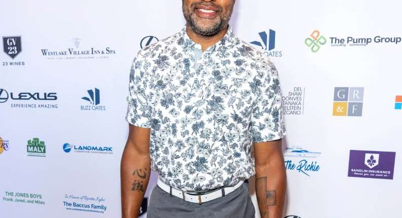 Derek Fisher at the 9th Annual Cedric The Entertainer Celebrity Golf Classic in 2022