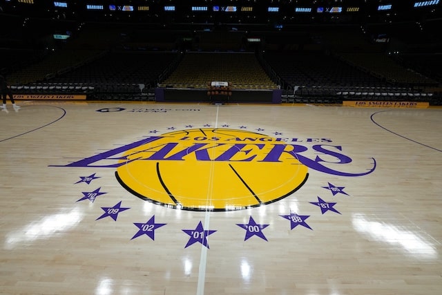 Lakers News Lakers News: Artist Jonas Never Shares Sneak Peek Of New Purple  and Gold 75th Anniversary Team Mural