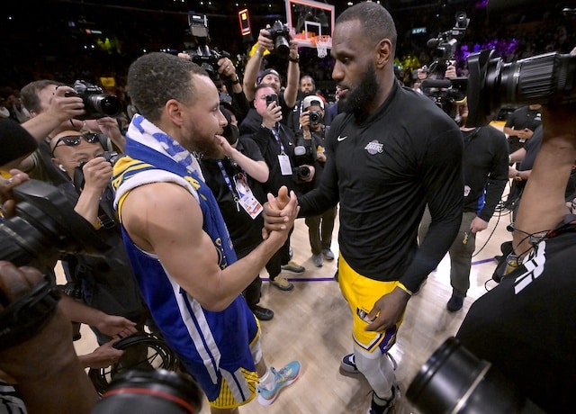 LeBron James, Stephen Curry, Lakers, Warriors