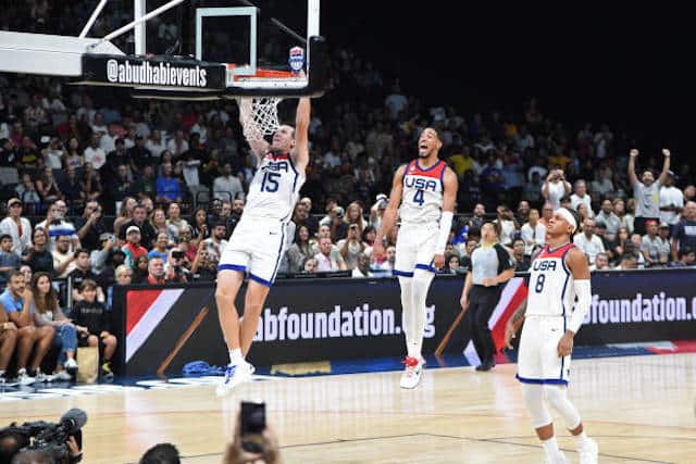 Tyrese Haliburton and Team USA + Daniel Theis and Germany in World