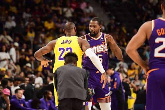 LeBron James, Kevin Durant, Lakers, Suns