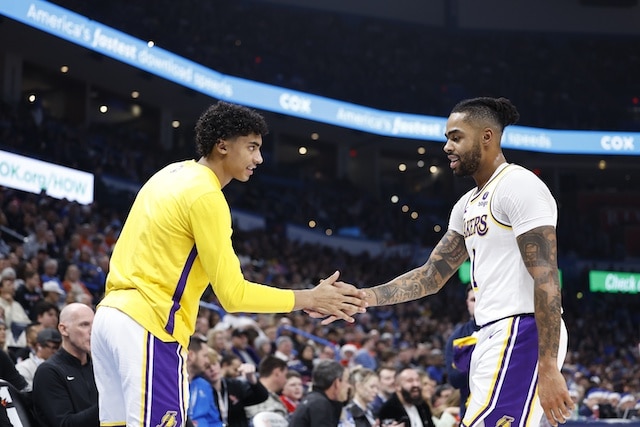 Max Christie, D'Angelo Russell, Lakers
