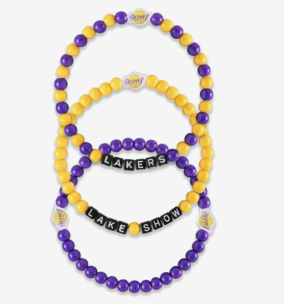Lakers friendship bracelets, FOCO
