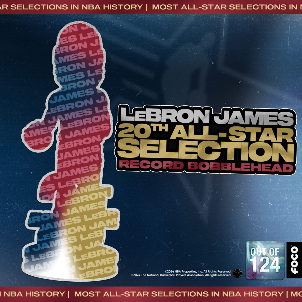 LeBron James, 2023 NBA All-Star Game, FOCO bobblehead
