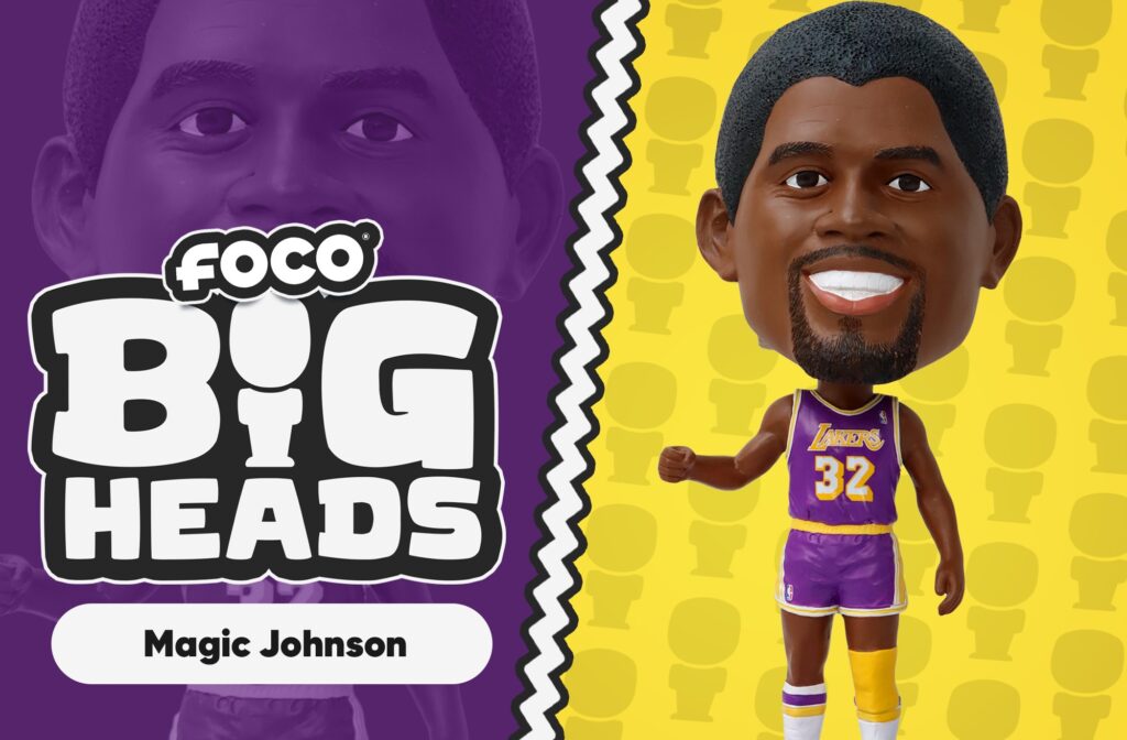 Magic Johnson bobblehead, FOCO bighead