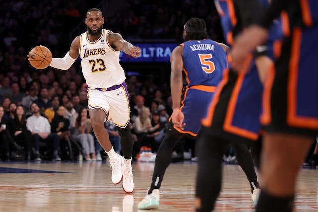 LeBron James, Lakers, Knicks