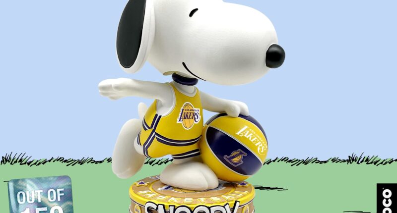 Snoopy, Lakers bobblehead, FOCO