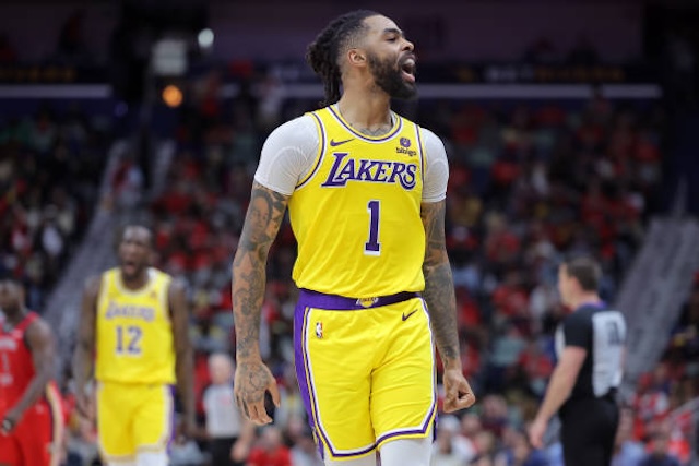 D'Angelo Russell, Lakers, Pelicans, Play-In Tournament