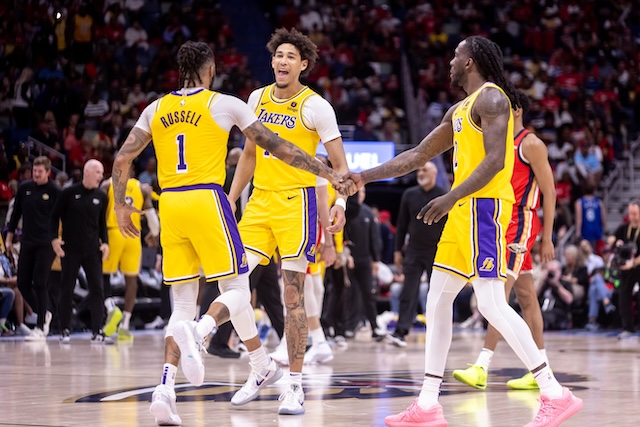 D'Angelo Russell, Jaxson Hayes, Taurean Prince, Lakers, Pelicans, Play-In Tournament