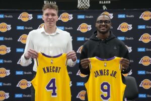 NBA 2K25 Ratings For Lakers Rookies Dalton Knecht & Bronny James