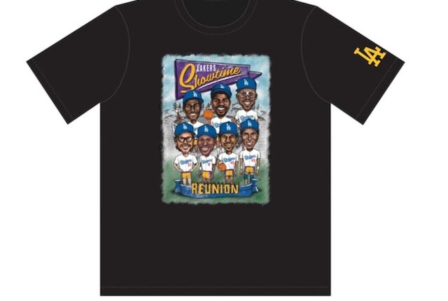 Showtime Lakers shirt, Dodgers giveaway