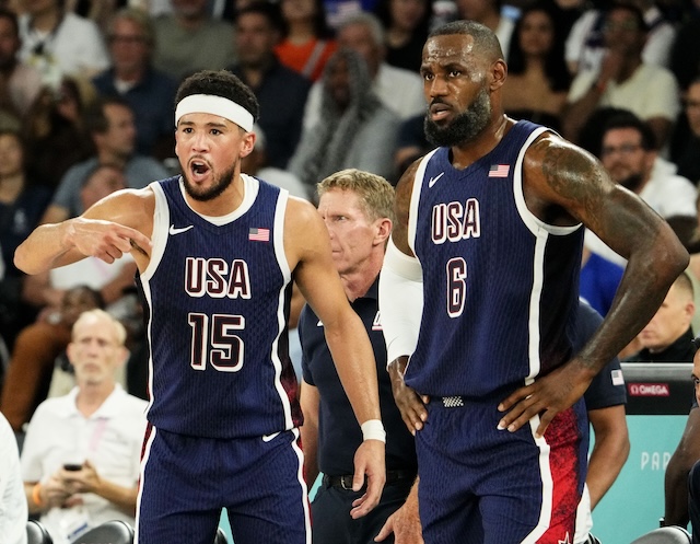 Playing with LeBron James and Stephen Curry at the 2024 Olympics was a “completely different” experience