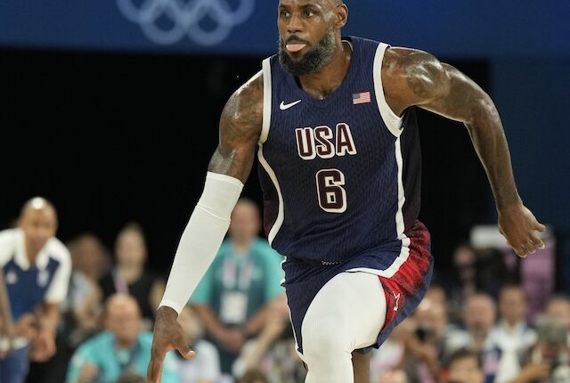 LeBron James, USA Basketball, Team USA, 2024 Olympics, France