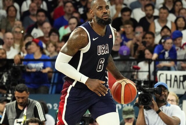 LeBron James, USA Basketball, Team USA, 2024 Olympics, France