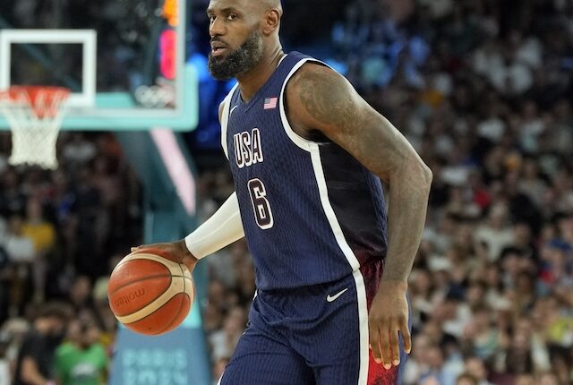 LeBron James, USA Basketball, Team USA, 2024 Olympics, France