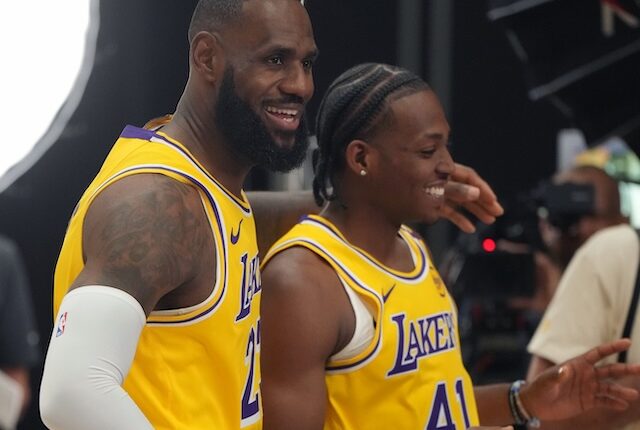 LeBron James, Quincy Olivari, Lakers